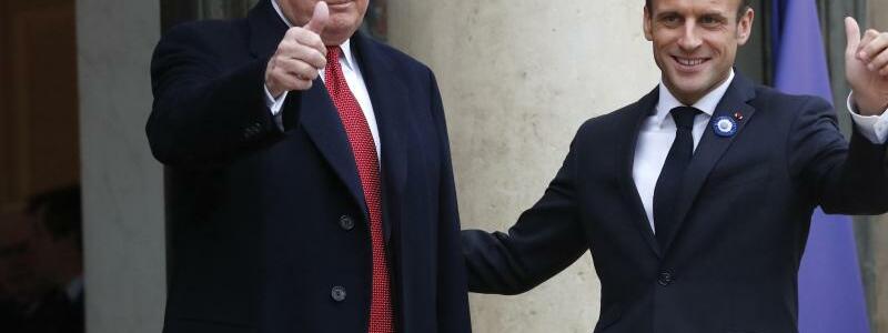 Macron empfängt Trump - Foto: Thibault Camus/AP