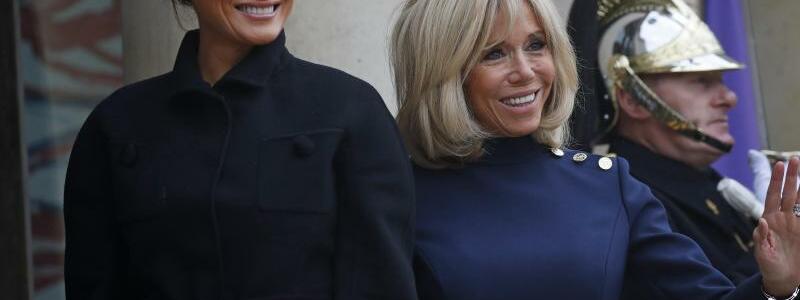 Brigitte Macron und Melania Trump in Paris - Foto: Jacquelyn Martin/AP
